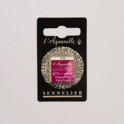 Farba akwarelowa w półkostce l’Aquarelle - Sennelier - 671, Helios Purple