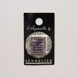 l’Aquarelle watercolor paint half pan - Sennelier - 703, Payne's Grey