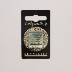 Farba akwarelowa w półkostce l’Aquarelle - Sennelier - 709, Sennelier Grey