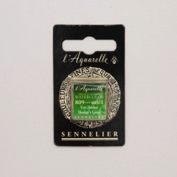 l’Aquarelle watercolor paint half pan - Sennelier - 809, Hooker's Deep