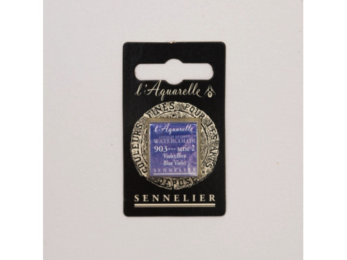 Farba akwarelowa w półkostce l’Aquarelle - Sennelier - 903, Blue Violet