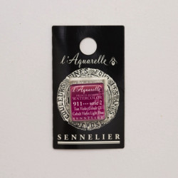 l’Aquarelle watercolor paint half pan - Sennelier - 911, Cobalt Violet Light Hue