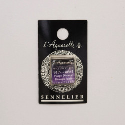 Farba akwarelowa w półkostce l’Aquarelle - Sennelier - 917, Dioxazine Purple