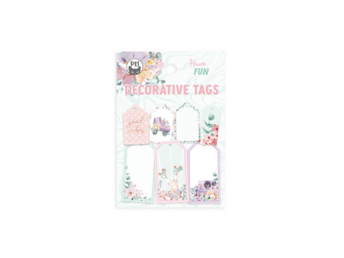 Decorative tags - Piątek Trzynastego - Have Fun, 7 pcs.