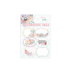 Decorative tags - Piątek Trzynastego - Have Fun, 6 pcs.