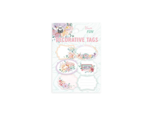 Decorative tags - Piątek Trzynastego - Have Fun, 6 pcs.
