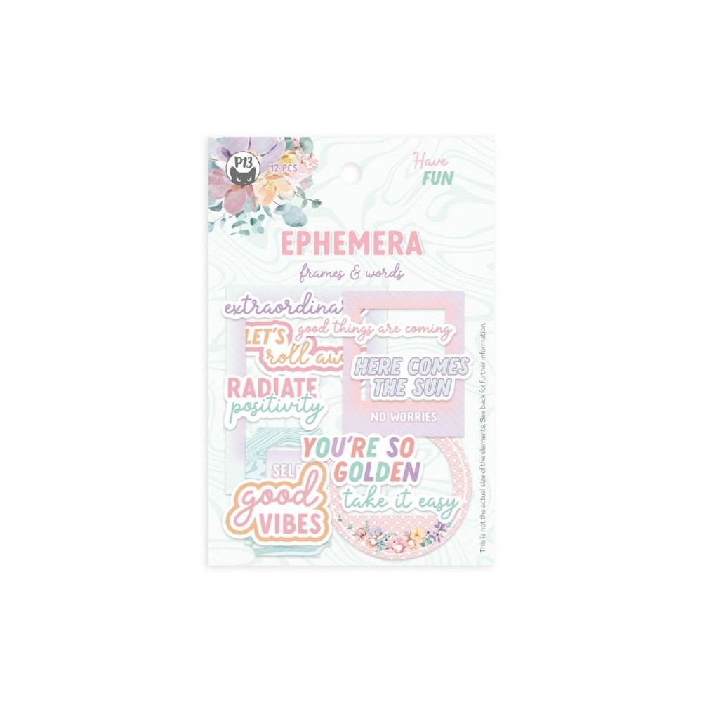 Zestaw elementów Frames and Words - Piątek Trzynastego - Have Fun