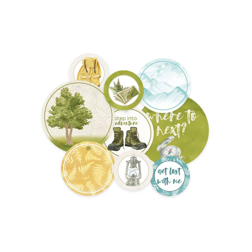 Zestaw tagów - Piątek Trzynastego - Hit the road 01, 9 szt.