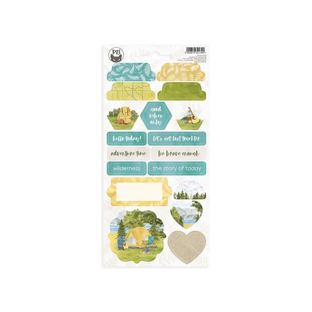 Cardboard stickers - Piątek Trzynastego - Hit the road 03