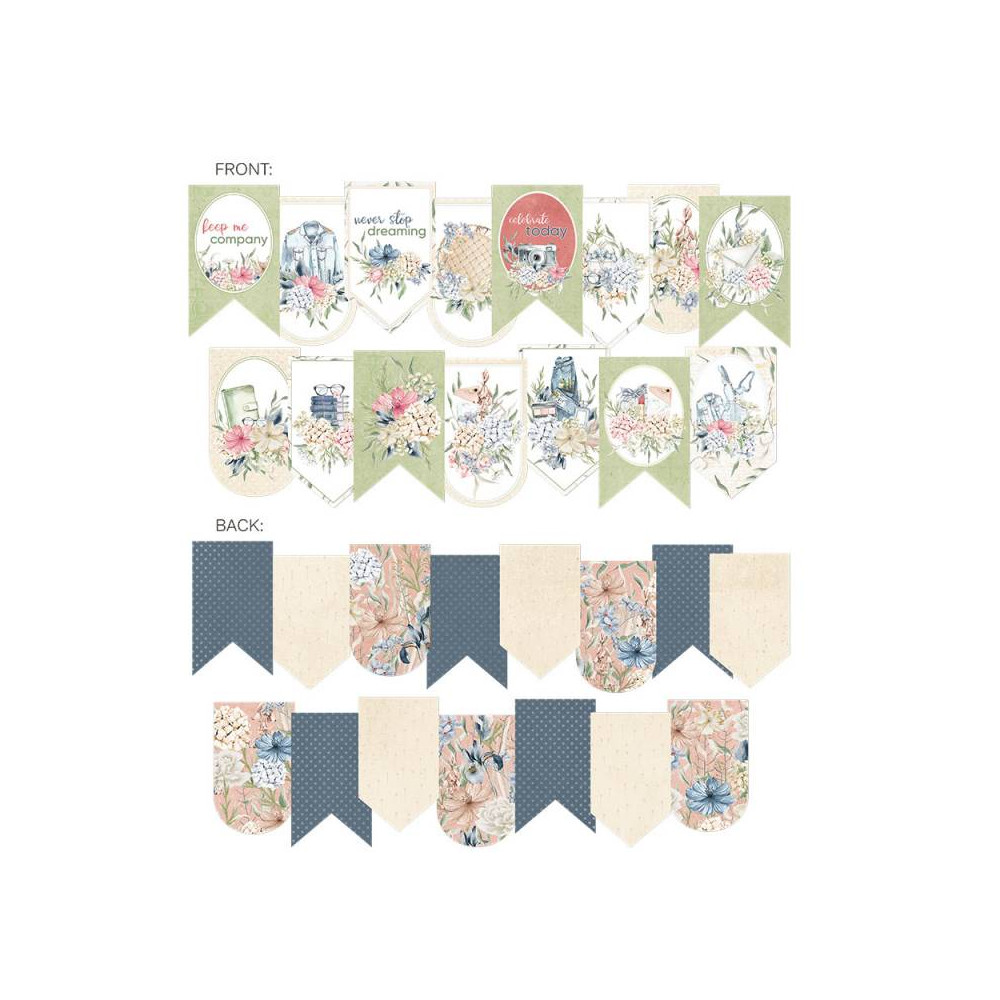 Paper die-cut garland - Piątek Trzynastego - Lady's Diary