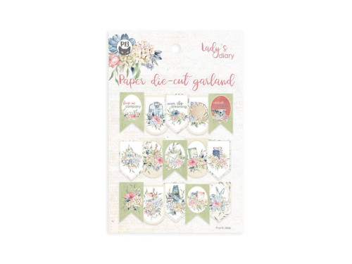 Paper die-cut garland - Piątek Trzynastego - Lady's Diary