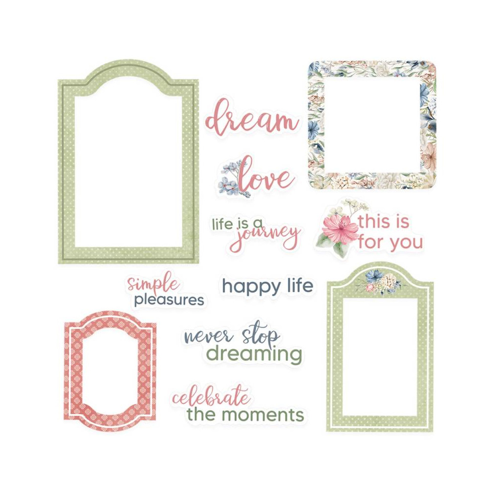 Frames and Words - Piątek Trzynastego - Lady's Diary, 12 pcs.