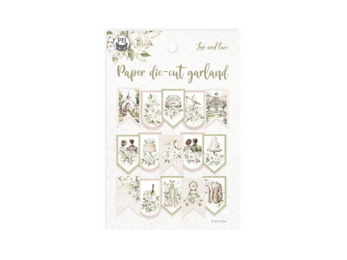 Banerek papierowy - Piątek Trzynastego - Love and lace