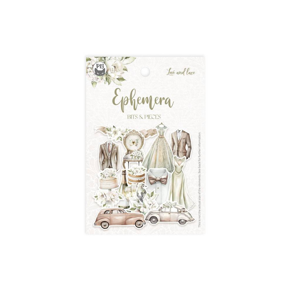 Zestaw elementów - Piątek Trzynastego - Love and lace, 13 szt.