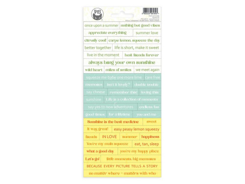 Arkusz naklejek - Piątek Trzynastego - Fresh Lemonade 01