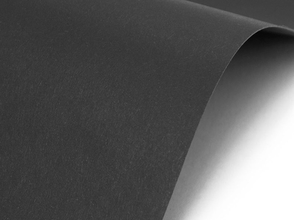 Sirio Paper 380g - Black Black, A4, 20 sheets
