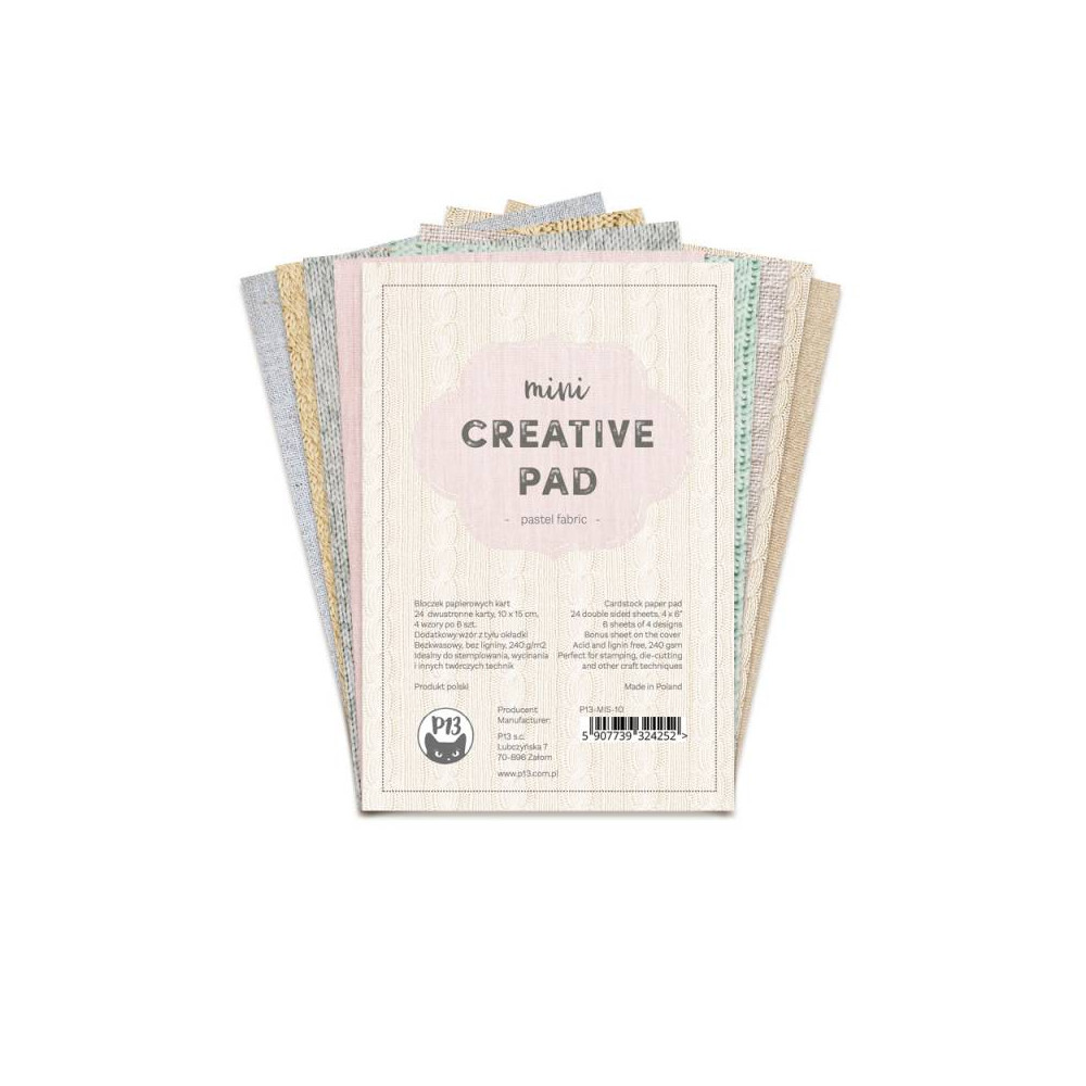 Mini Creative Pad 10 x 15 cm - Piątek Trzynastego - Fabric