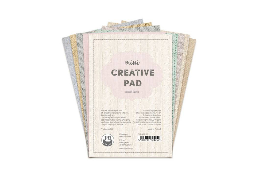 Mini Creative Pad 10 x 15 cm - Piątek Trzynastego - Fabric