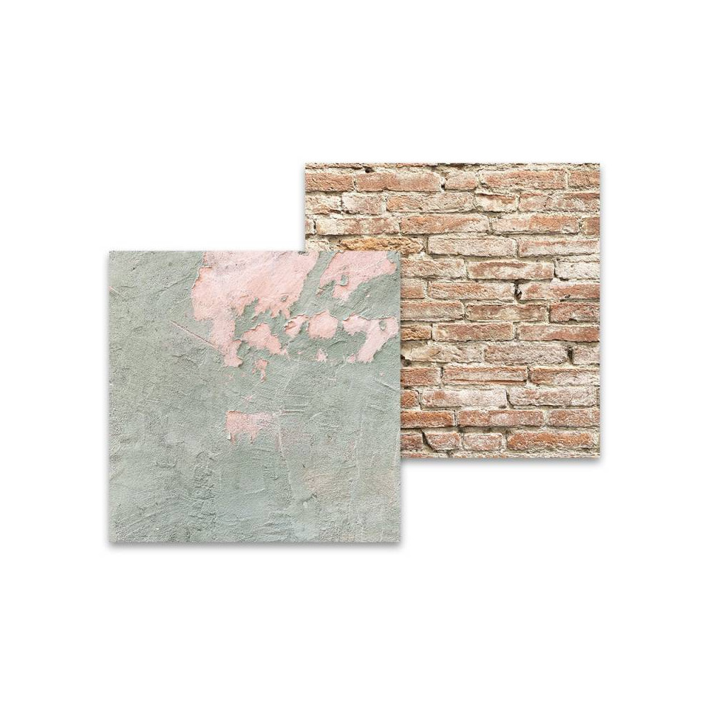 Bloczek papierów 15,3 x 15,3 cm - Piątek Trzynastego - Pastel Walls