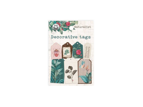 Zestaw tagów - Piątek Trzynastego - Naturalist 03, 7 szt.