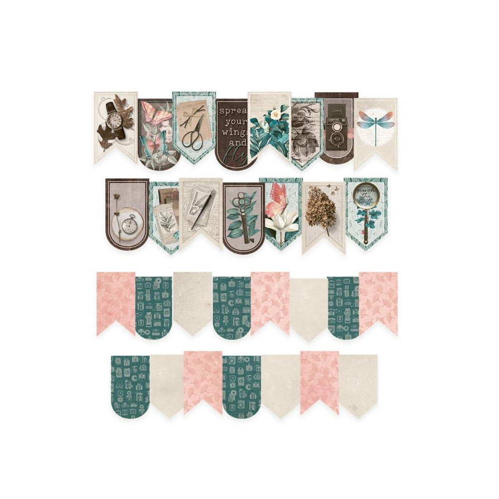 Paper die-cut garland - Piątek Trzynastego - Naturalist