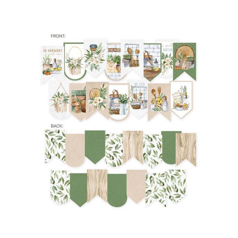 Paper die-cut garland - Piątek Trzynastego - There is no Planet B