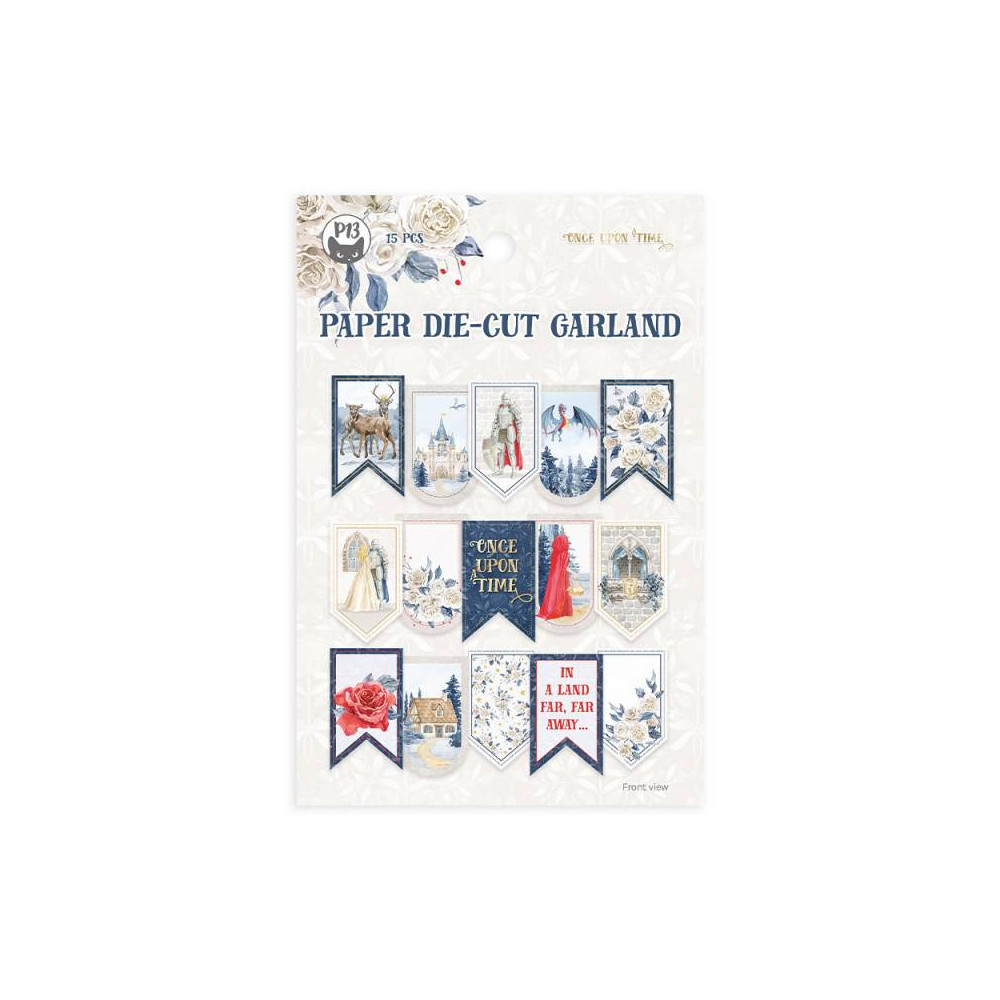 Paper die-cut garland - Piątek Trzynastego - Once upon a time