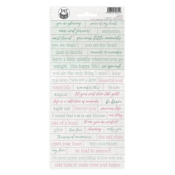 Set of stickers 10,5 x 23 cm - Piątek Trzynastego - Precious 01