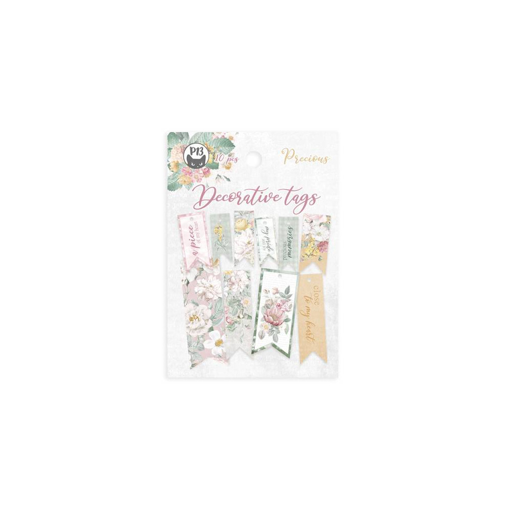 Zestaw tagów - Piątek Trzynastego - Precious 02, 10 szt.