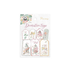 Decorative tags - Piątek Trzynastego - Precious 03, 7 pcs.