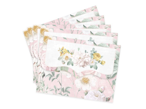 Set of mini envelopes 9 x 12 cm - Piątek Trzynastego - Precious, 5 pcs.