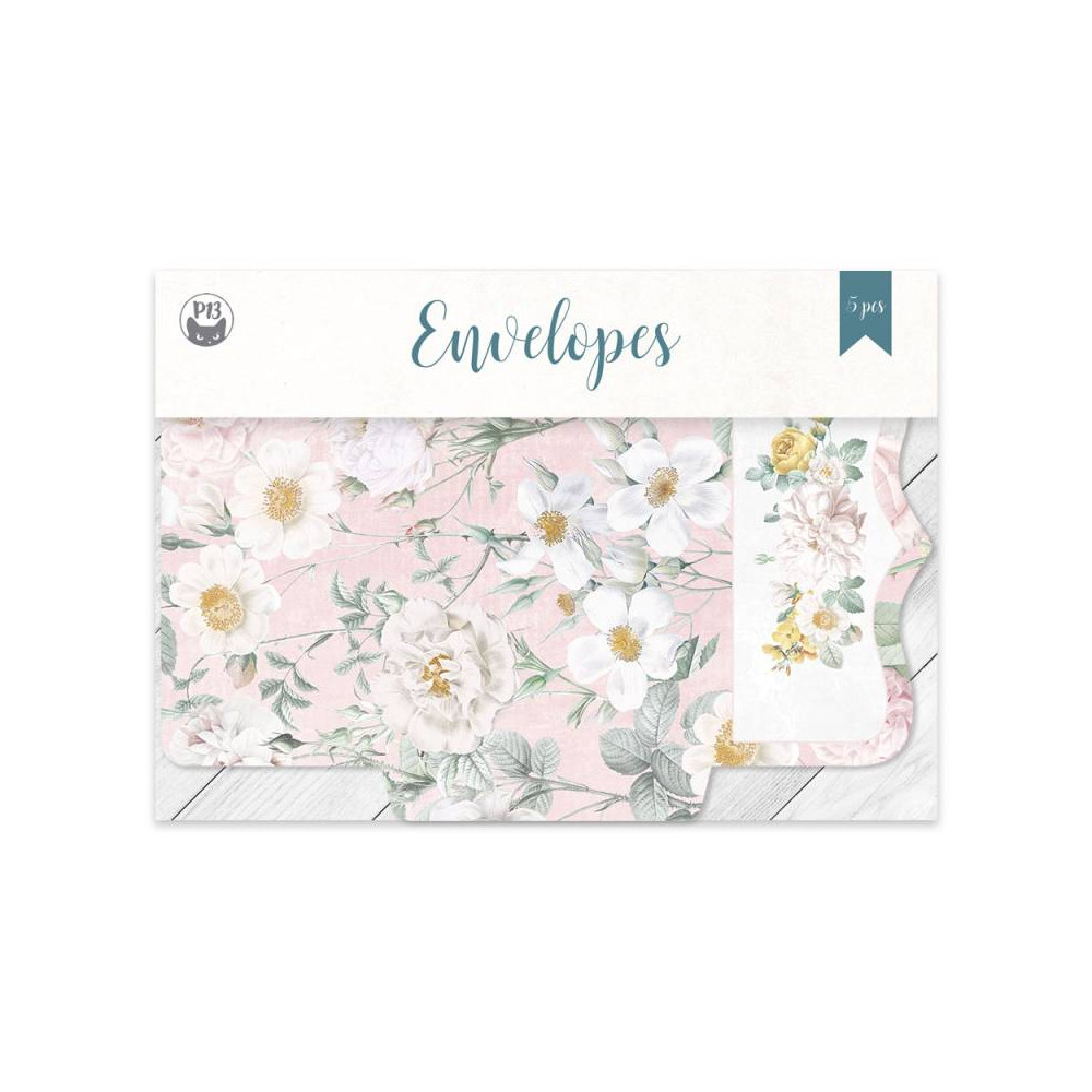 Set of mini envelopes 9 x 12 cm - Piątek Trzynastego - Precious, 5 pcs.