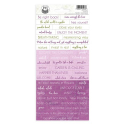 Arkusz naklejek 10,5 x 23 cm - Piątek Trzynastego - Secret garden 01