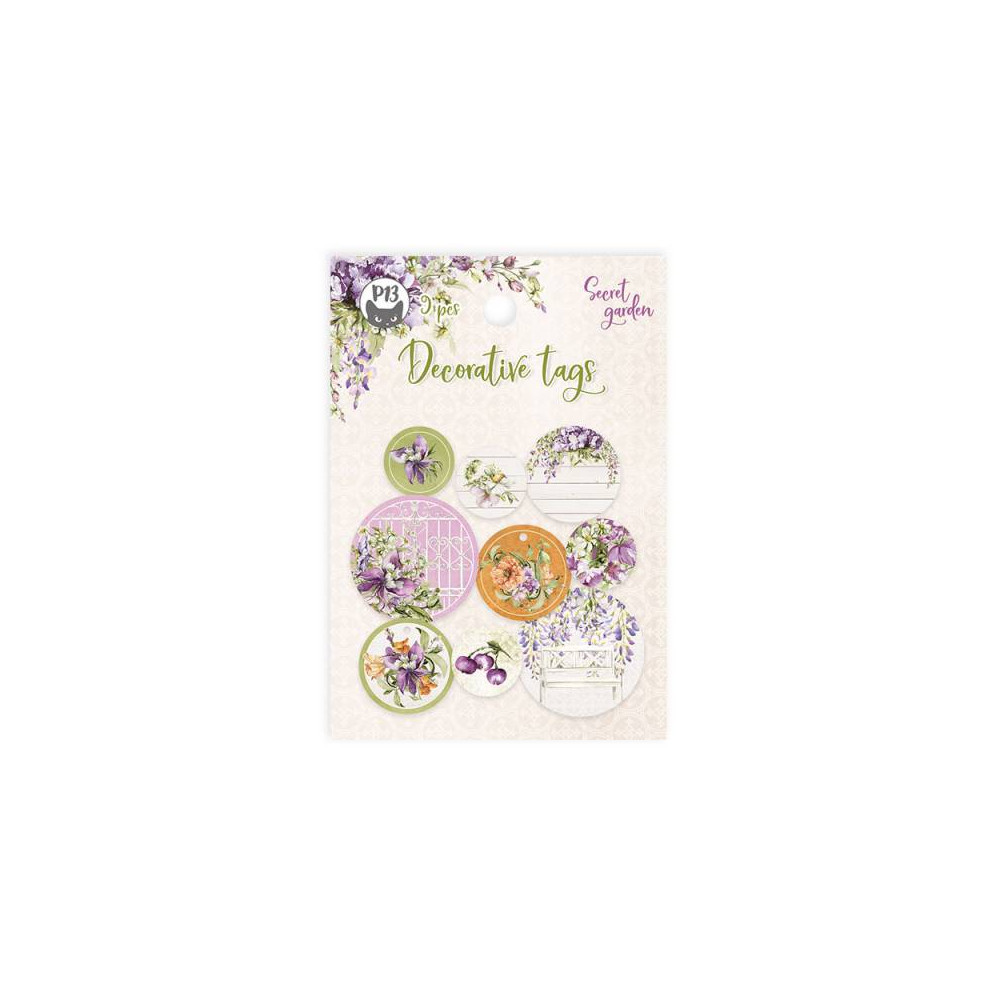 Tags - Piątek Trzynastego - Secret garden 01, 9 pcs.