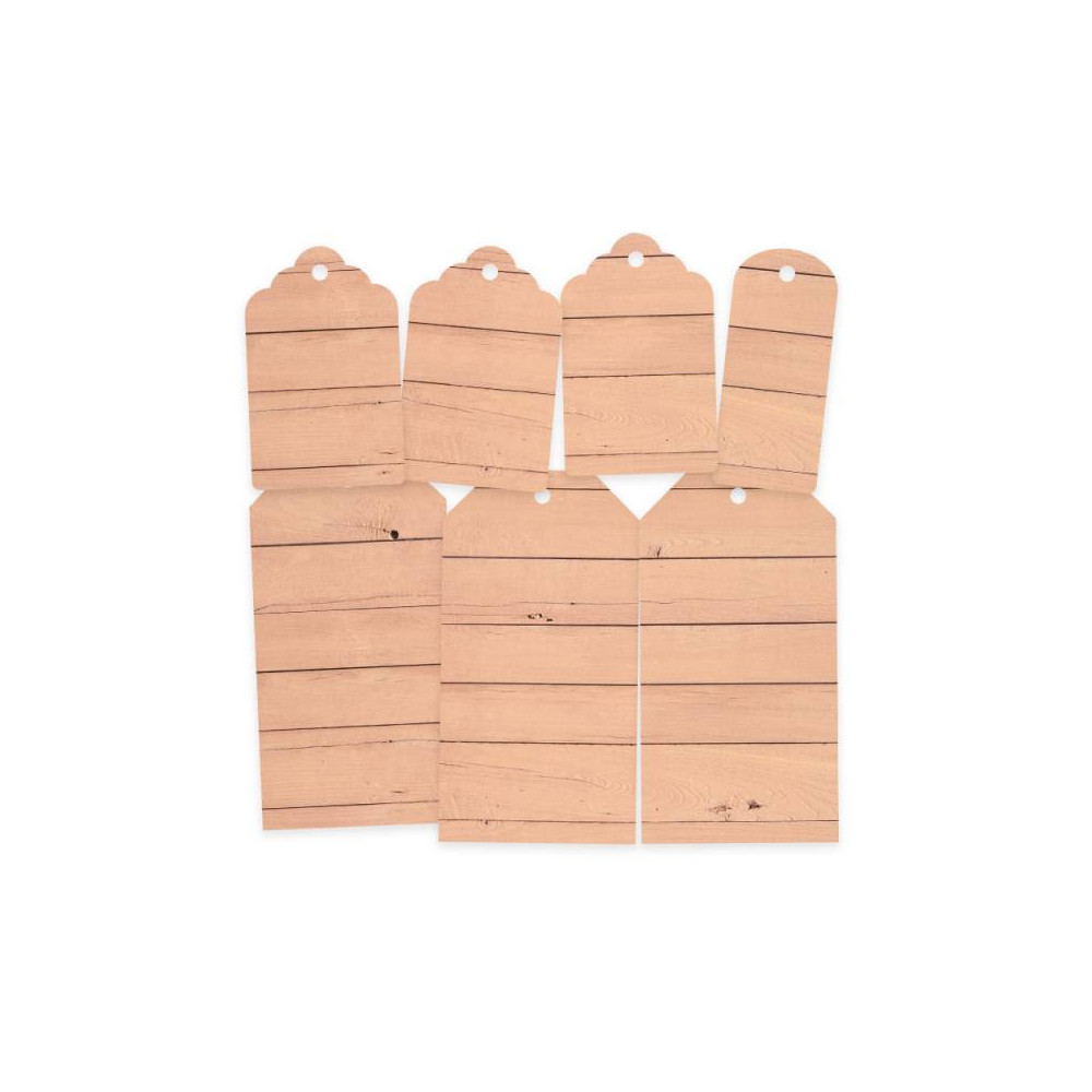 Zestaw tagów - Piątek Trzynastego - Secret garden 03, 7 szt.