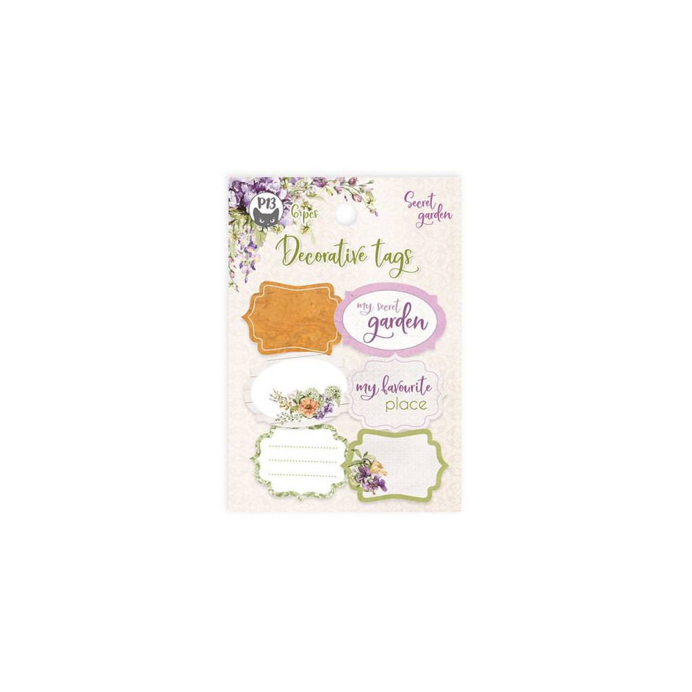 Tags - Piątek Trzynastego - Secret garden 04, 6 pcs.