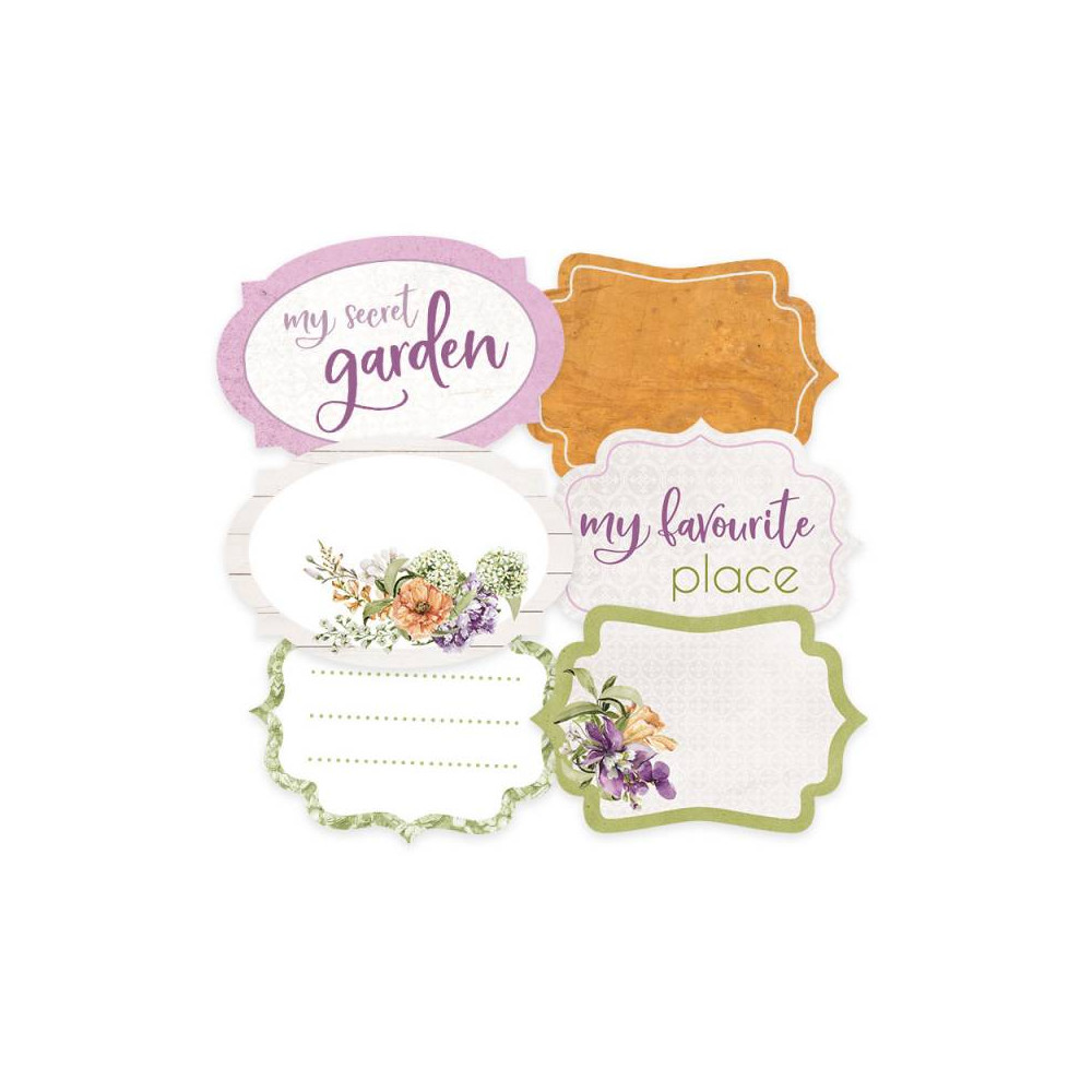 Tags - Piątek Trzynastego - Secret garden 04, 6 pcs.