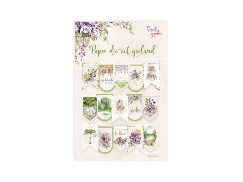 Banerek papierowy - Piątek Trzynastego - Secret garden