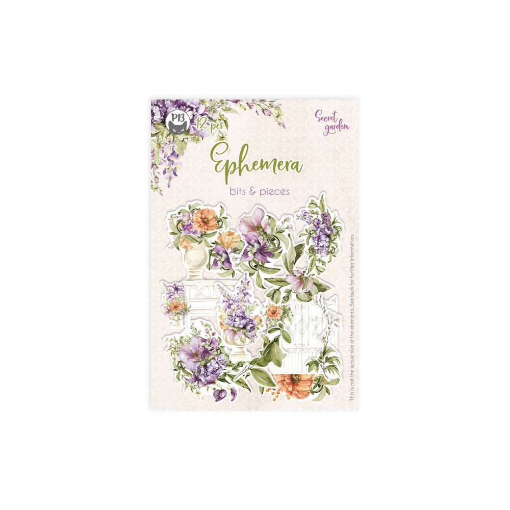 Zestaw elementów - Piątek Trzynastego - Secret garden, 12 szt.