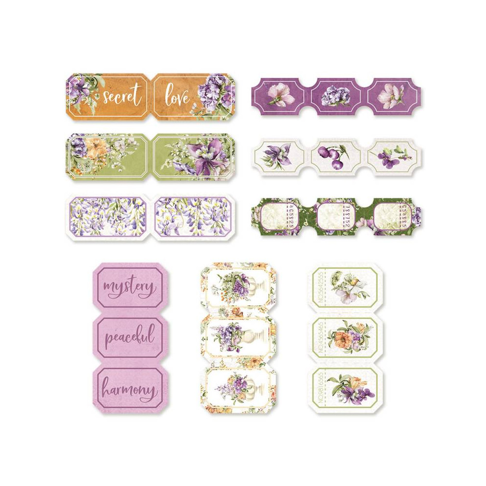 Zestaw bilecików - Piątek Trzynastego - Secret garden, 24 szt.