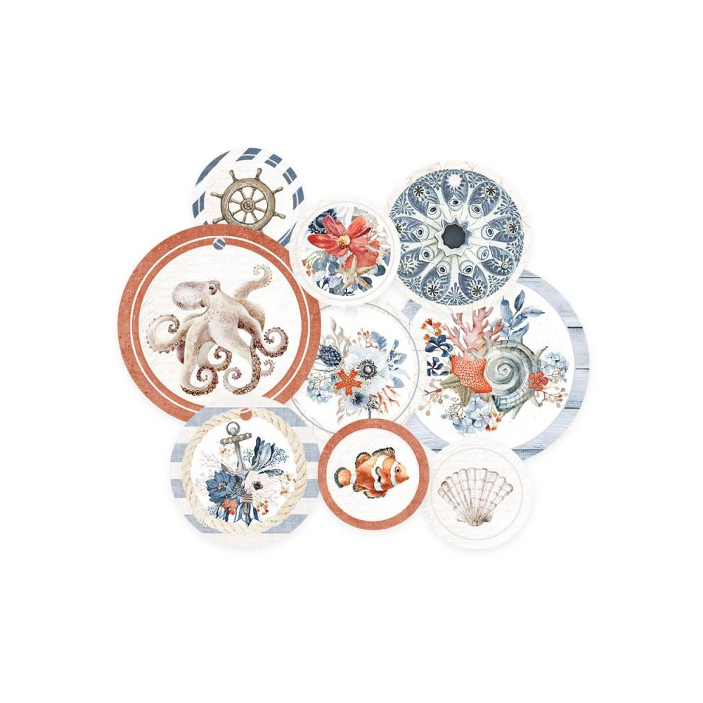 Zestaw tagów - Piątek Trzynastego - Sea la vie 01, 9 szt.