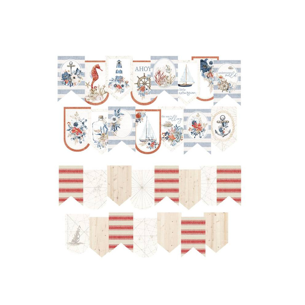 Paper die-cut garland - Piątek Trzynastego - Sea la vie