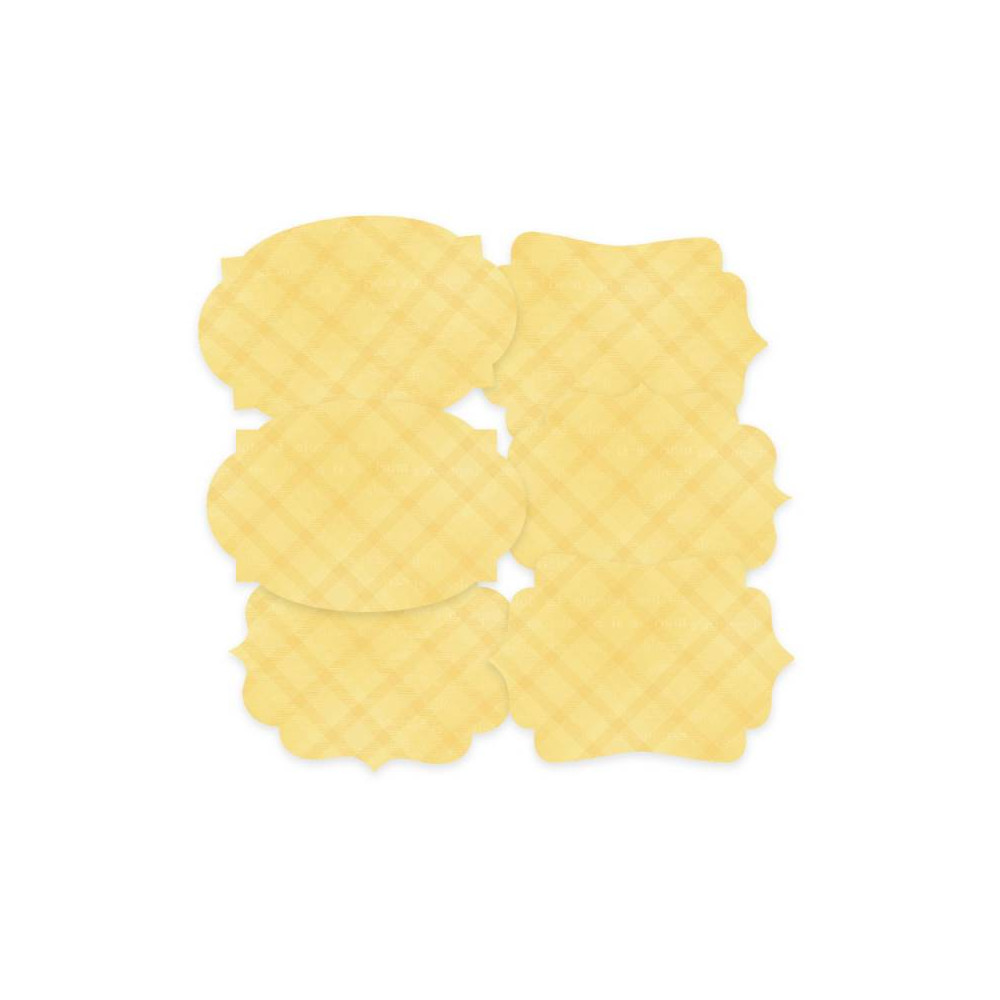 Decorative tags - Piątek Trzynastego - Spring is Calling 04, 6 pcs.