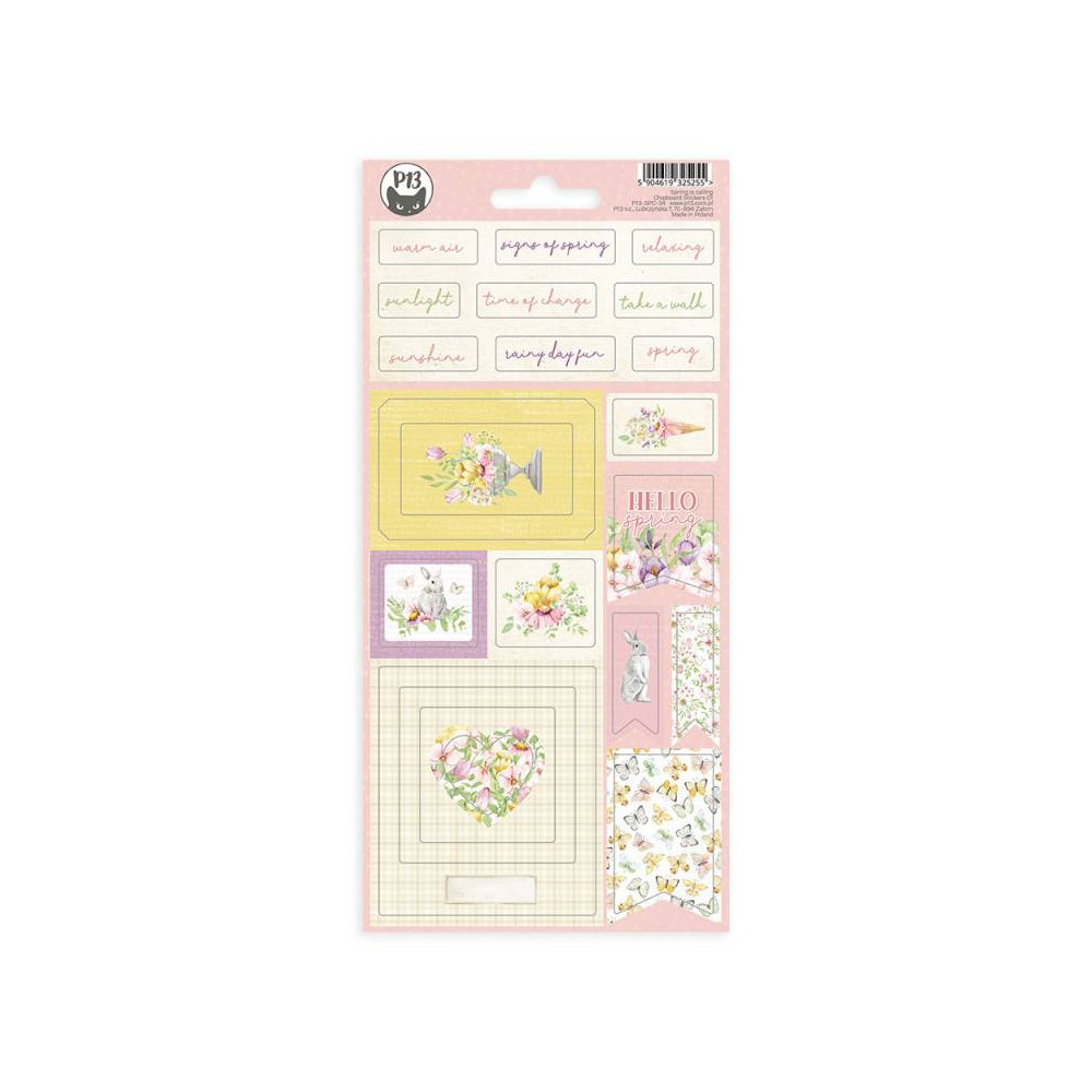 Arkusz naklejek tekturowych - Piątek Trzynastego - Spring is Calling 01