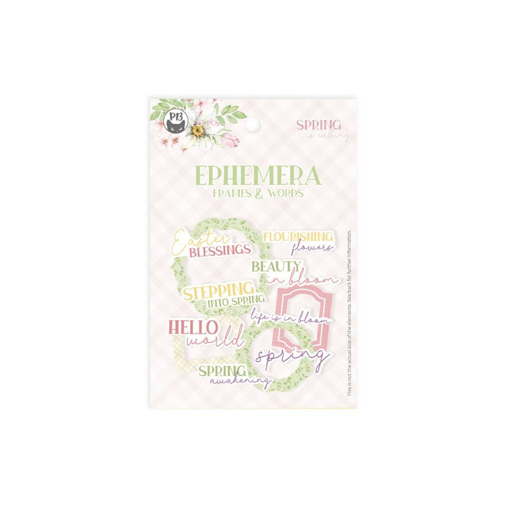 Frames & Words - Piątek Trzynastego - Spring is Calling, 12 pcs.
