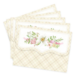 Set of mini envelopes - Piątek Trzynastego - Spring is Calling, 5 pcs.