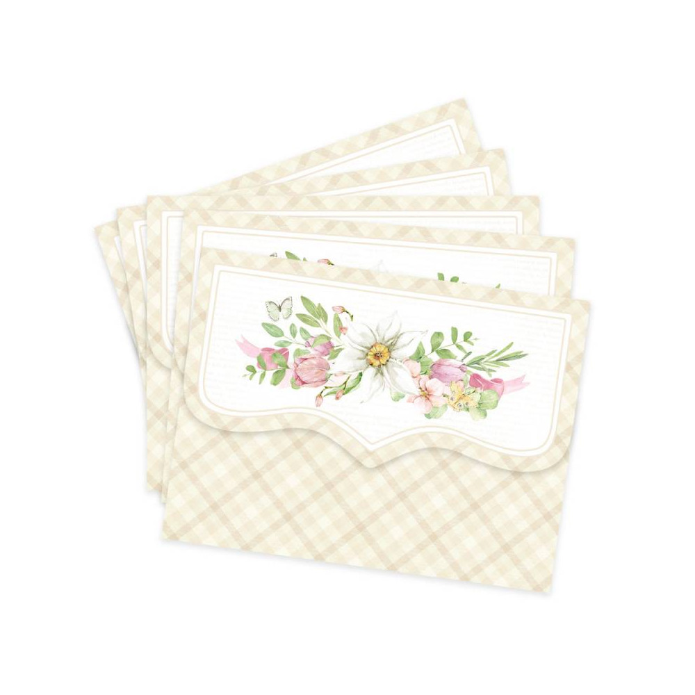 Set of mini envelopes - Piątek Trzynastego - Spring is Calling, 5 pcs.