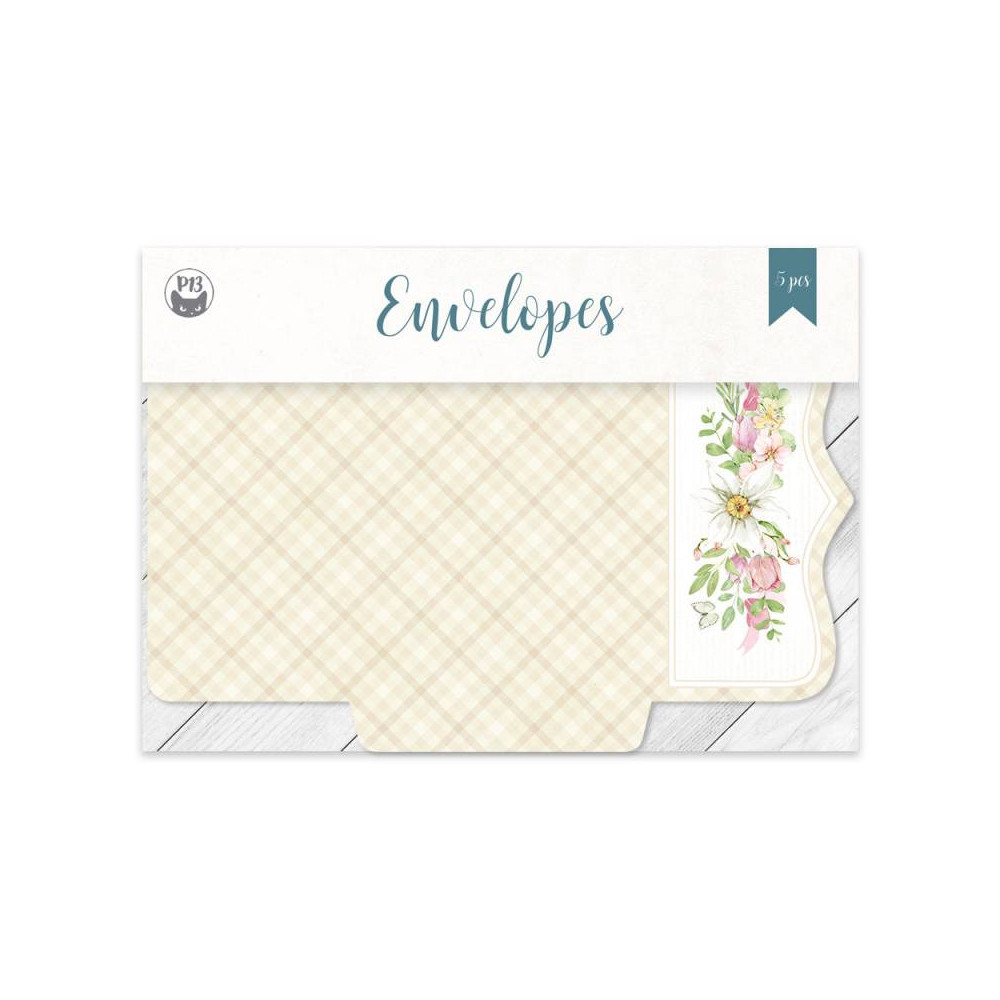 Set of mini envelopes - Piątek Trzynastego - Spring is Calling, 5 pcs.