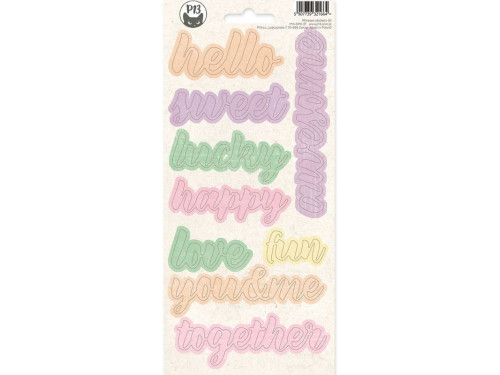 Arkusz naklejek z napisami - Piątek Trzynastego - The Four Seasons Spring 01