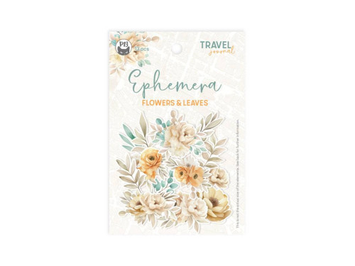 Zestaw elementów Flowers & Leaves - Piątek Trzynastego - Travel Journal, 13 pcs.